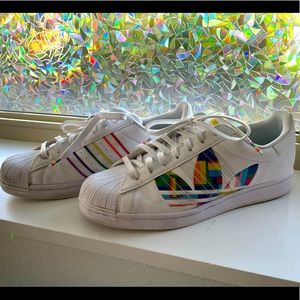 Adidas Pride 2020 Superstar sneaker size W11 /M9.5